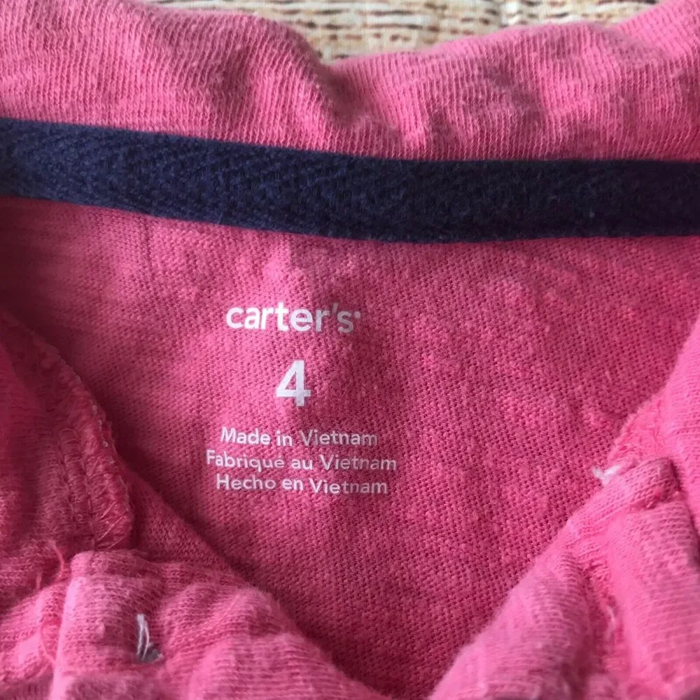Carter’s Boys Red Buttoned Polo Shirt 4